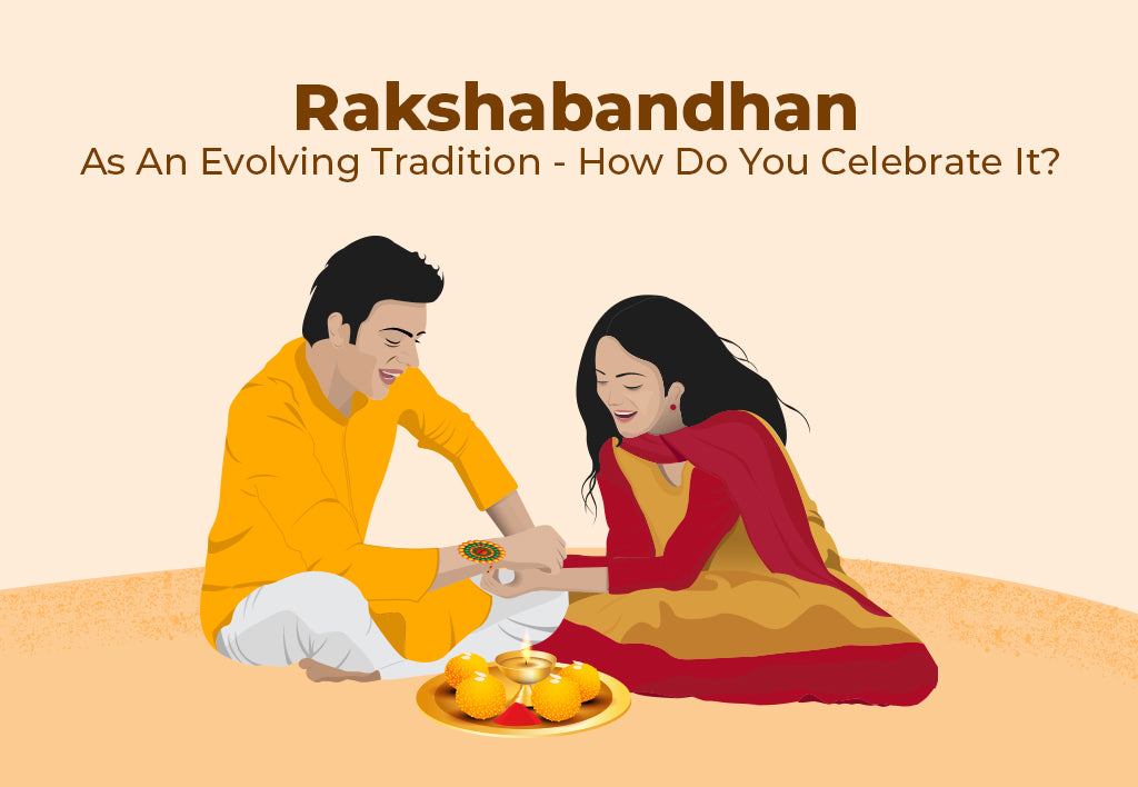 An image celebrating Rakshabandhan by Hetal's Homemade. All the products made do not have any added preservatives and are completely homemade.