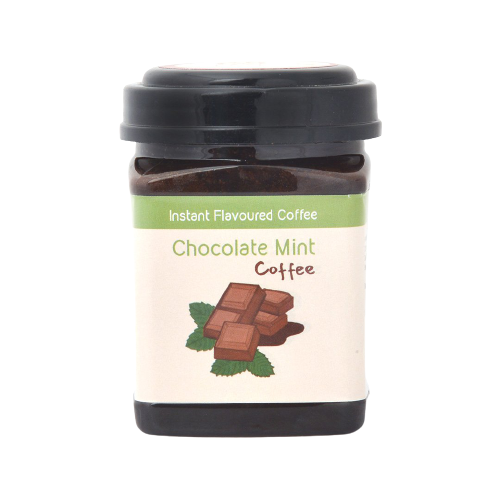 Chocolate Mint Flavoured Instant Coffee. 100 % Homemade. No Added Preservatives.