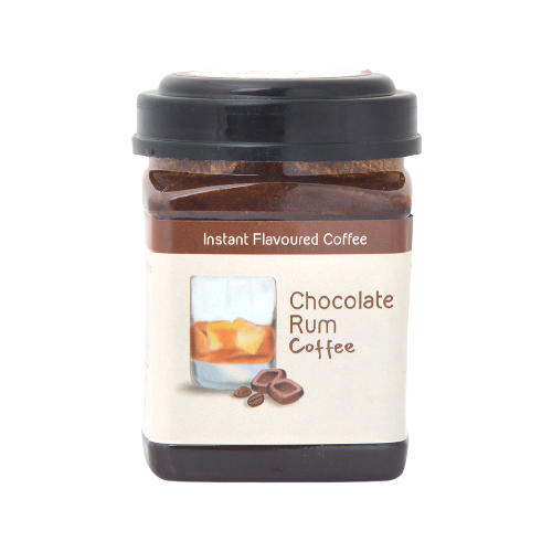 Chocolate Rum Flavoured Instant Coffee. 100 % Homemade. No Added Preservatives.