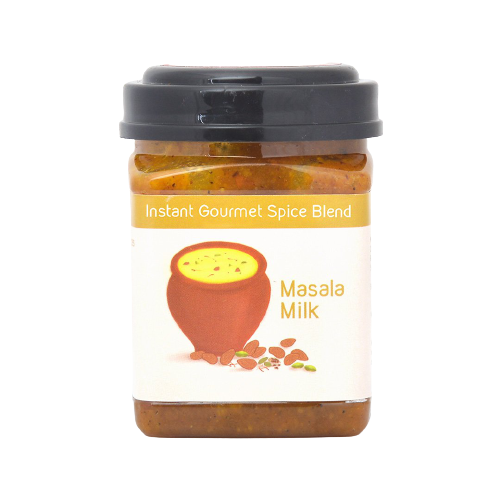 Masala Milk Spice Blend. It is made with a blend of almonds , pistachio , saffron and cardamom. 100% Homemade. No Added Preservatives.