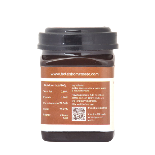 Nutritional Facts about our Tiramisu Flavoured Instant Coffee along with directions to use.