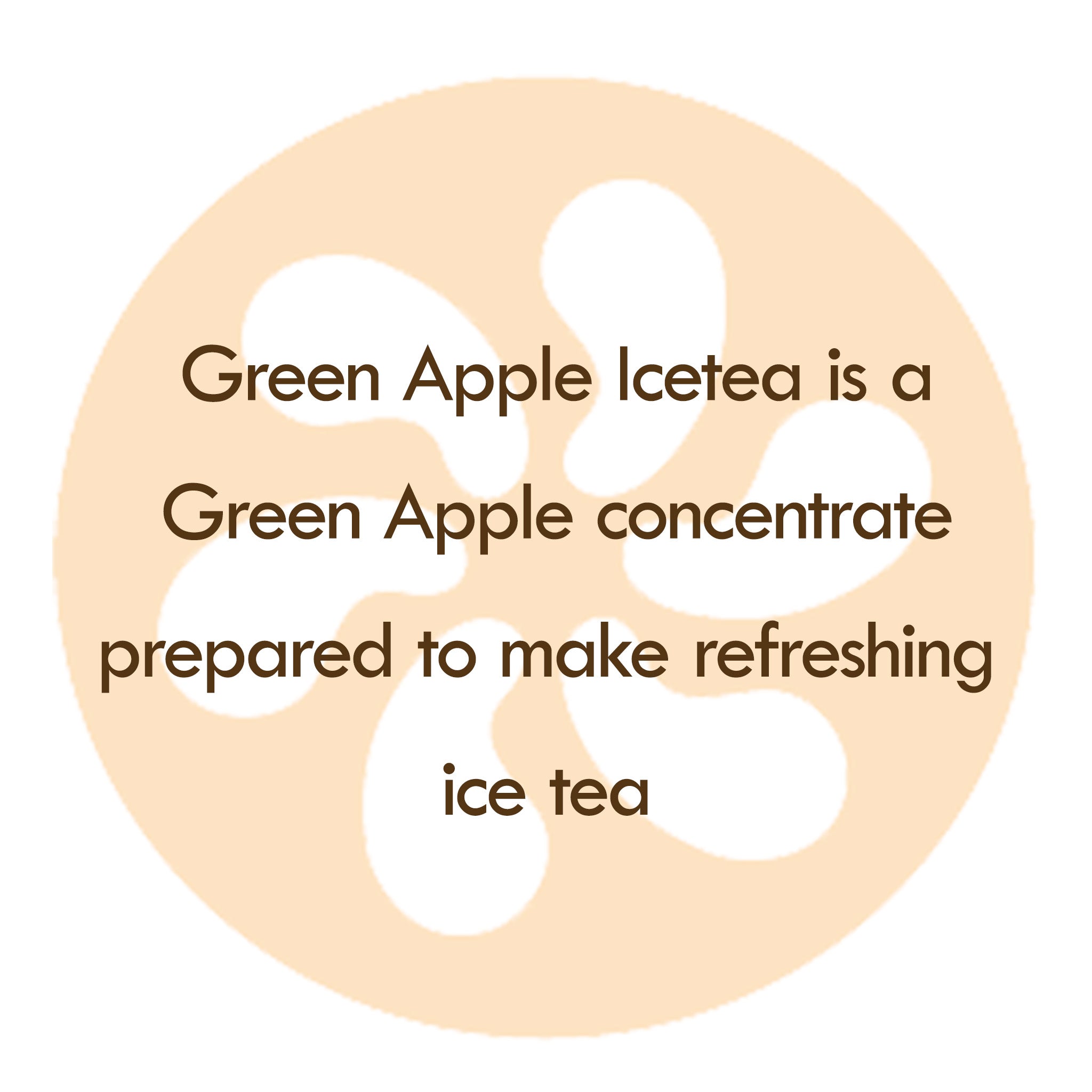 Our Green Apple Ice Tea Mocktail is a concentrate of Green Apple to make refreshing ice tea.